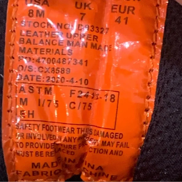 Men's Harley Davidson Composite Toe Eastfield WP Metal Free Work Shoe D93327 - Picture 3 of 16